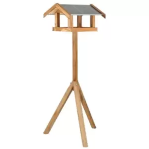Bird Table with Rectangular Roof Steel Esschert Design Multicolour