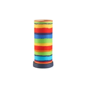 Arcobaleno Cylindrical Table Lamp, Rainbow