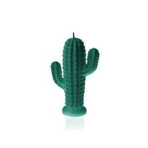 Turquoise Small Cactus Candle