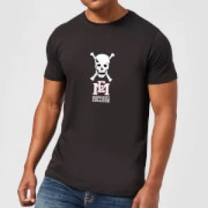 East Mississippi Community College Skull and Logo Mens T-Shirt - Black - XXL