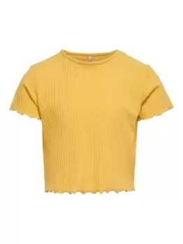ONLY Cropped Top Women Yellow