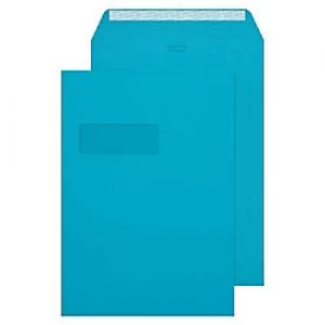 Creative Coloured Envelopes C4 120 gsm Cocktail Blue Pack of 250