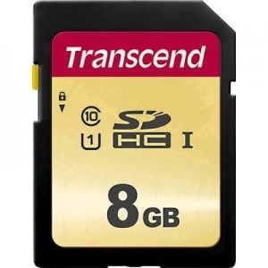 Transcend Premium 500S SDHC card 8GB Class 10, UHS-I, UHS-Class 1