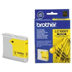 Brother LC1000 Yellow Ink Cartridge