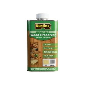Rustins Advanced Wood Preserver Clear 5 litre