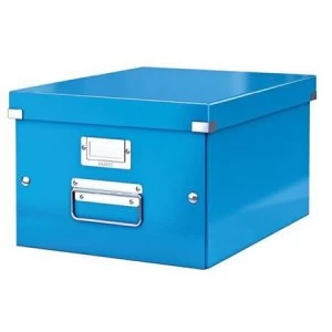 Leitz Click And Store Collapsible A4 Medium Storage Box Blue