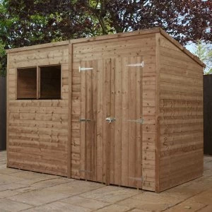 Mercia Pressure Treated Pent Shed - 10' x 5'