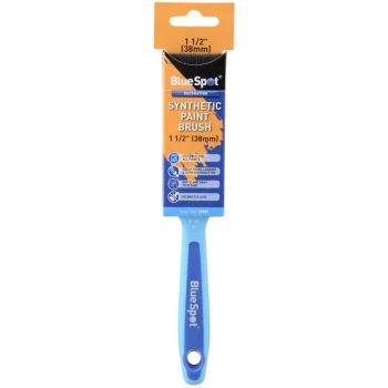 Bluespot - 36003 1 1/2' (38mm) Synthetic Paint Brush with Soft Grip Handle