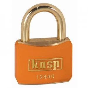 Kasp K12440ORAD Padlock 40 mm Gold yellow Key