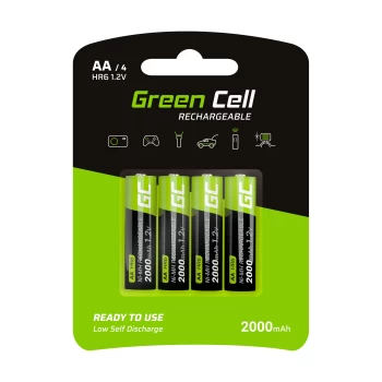 GR02 - Rechargeable battery - AA - Nickel-Metal Hydride (NiMH) - 1.2 V - 2 pc(s) - 2000 mAh