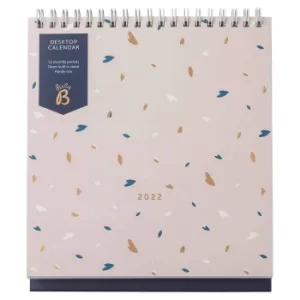 Busy B 2022 Desktop Calendar, Pink