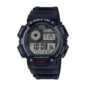 Casio Classic Digital LCD Watch Inc World Time Alarm Chronograph AE-1400WH-1AVEF