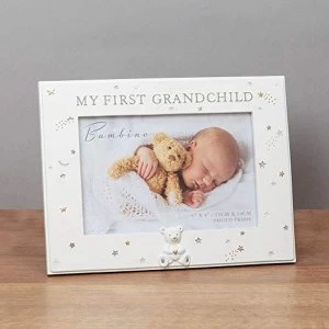 6" x 4" - Bambino Resin First Grandchild Photo Frame
