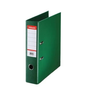 Esselte FSC No. 1 Power Lever Arch File PP Slotted 75mm Spine A4 Green