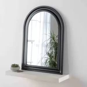 Yearn Mirrors Yearn Bohemian Arch Mirror Black 87(h)x62Cm(w)