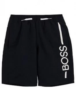 Hugo Boss Logo Swim Shorts Navy Size 10 Years Boys