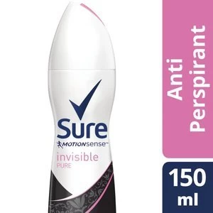 Sure Motion Sense Invisible Pure Deodorant 150ml