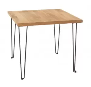Core Augusta Waxed Pine Standard Lamp Table Flat Packed