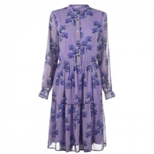Sofie Schnoor Sally Floral Long Sleeve Dress - Purple
