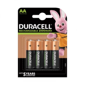 Duracell DX1500 Rechargeable AA Batteries (4 Pack)