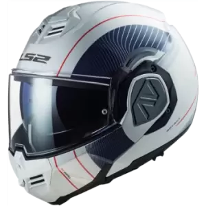 LS2 FF906 Advant Cooper White Blue Modular Helmet 3XL