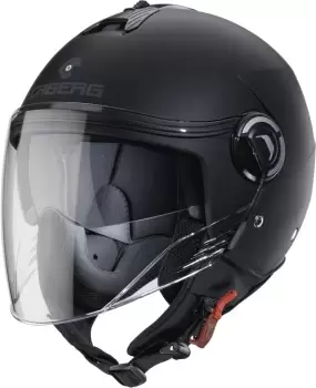 Caberg Riviera V4 Mat Jet Helmet, black, Size L, black, Size L