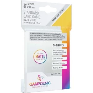 Gamegenic MATTE Standard Card Game Sleeves 66 x 91mm - 50 Sleeves