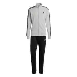 adidas Sportswear Basic 3-Stripes French Terry Tracksuit - Grey