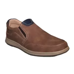 Scimitar Mens Twin Gusset Casual Shoe (9 UK) (Tan)