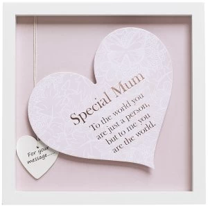 Said with Sentiment Square Heart Frames Special Mum