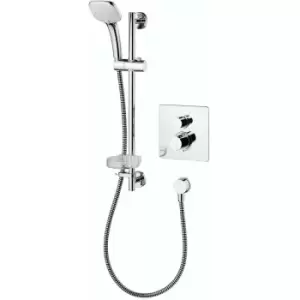 Easybox slim square concealed thermostatic mixer shower - Chrome - Ideal Standard