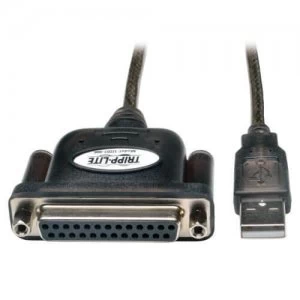 Tripp Lite Hi Speed USB to IEEE 1284 Parallel Printer Gold Adapter Cab