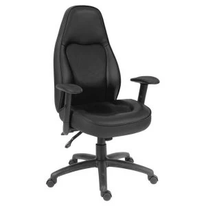Teknik Rapide Leather Chair - Black