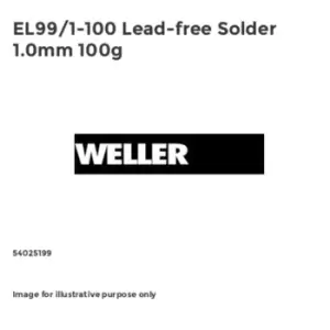 Weller EL99/1-100 Lead-free Solder 1.0mm 100g