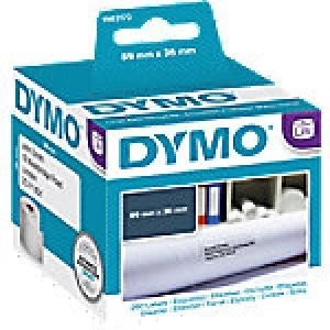 DYMO LW Address Labels 1983172 Black on White Self Adhesive 36mm x 89mm 260 Labels