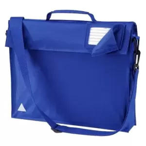 Quadra Junior Book Bag With Strap (One Size) (Bright Royal)