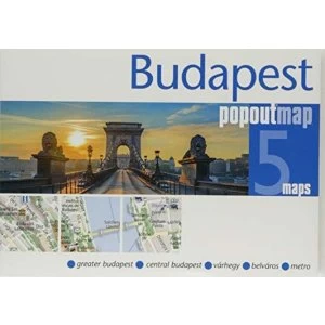 Budapest PopOut Map Sheet map, folded 2018
