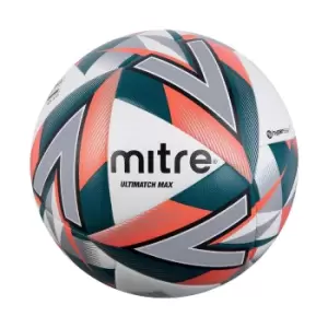 Mitre Ultimatch Max Match Ball (white/Orange/Green/Black, 5)