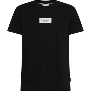 Calvin Klein Box Logo T Shirt - Ck Black
