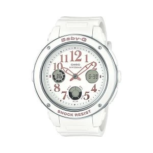 Casio Baby-G Standard Analog-Digital Watch BGA-150EF-7B - White