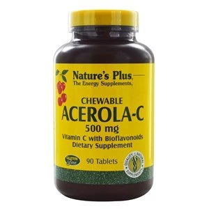 Natures Plus Acerola C Complex Chewable Vitamin C 500 mg Tablet 90 Tabs