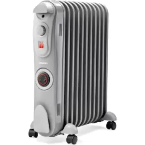 Schallen - 2500W 11 Fin Portable Electric Slim Oil Filled Radiator Heater with Adjustable Temperature Thermostat, 3 Heat Settings & Built in 24H