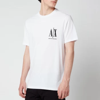 Armani Exchange AX Small Icon Logo T-Shirt White Size XL Men