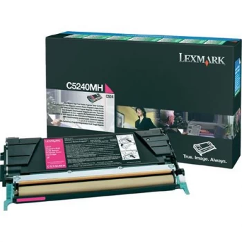 Lexmark C5240MH Magenta Laser Toner Ink Cartridge