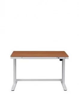 Koble Juno Desk With Wireless Charging And Electric Height Adjustment - Oak/White