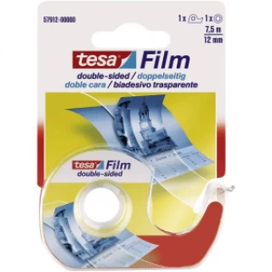 Tesa 57912 Double Sided Tape 12mm x 7.5m & Dispenser