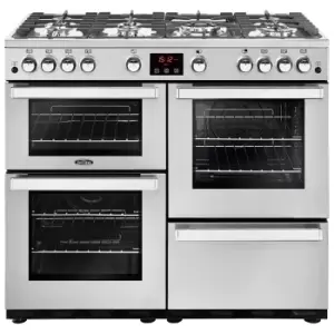 Belling 444411726 10cm Cookcentre Prof X100G Double Oven Gas Cooker St