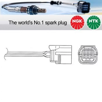 1x NGK NTK Oxygen O2 Lambda Sensor OZA635-H16 OZA635H16 (1351)