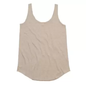 Mantis Womens/Ladies Loose Fit Sleeveless Vest Top (S) (Natural Melange)