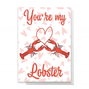 Friends Valentine's Lobster Greetings Card - Giant Card